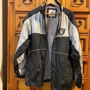 Unisex Vintage Las Vegas Raiders Soft Leather Jacket